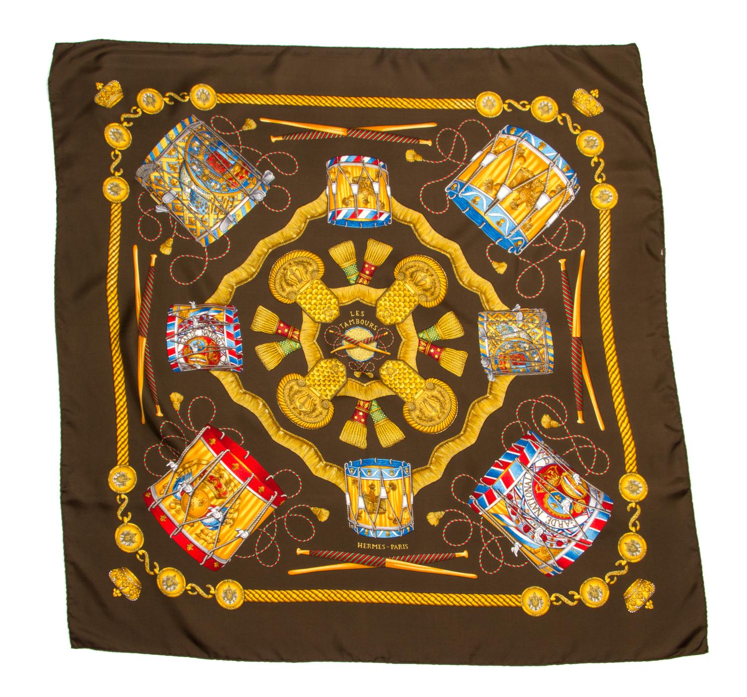 An Hermes 90cm Silk Scarf, 36" x 36".