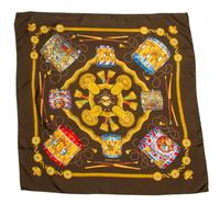 An Hermes 90cm Silk Scarf, 36" x 36".