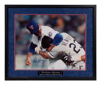 A Nolan Ryan Signed Autograph Large Framed Photograph Inscribed "Don't Mess With Texas" (Ryan Hologram),