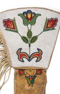 Plateau Beaded Hide Gauntlets