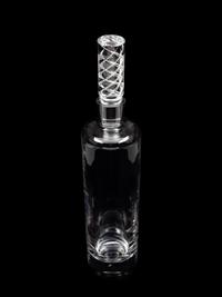 A Group of Three Glass Decanters