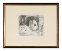 Peintre avec deux modèles, 1967; published 1981
