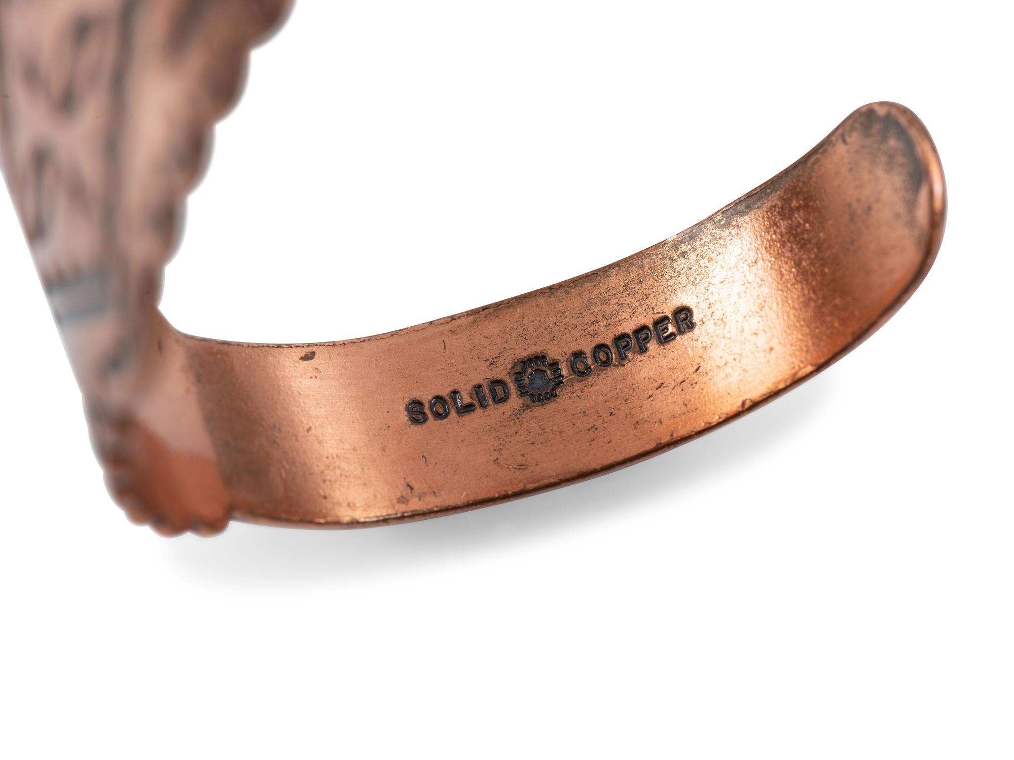 Fred Harvey Era Copper Trade Cuff Bracelets