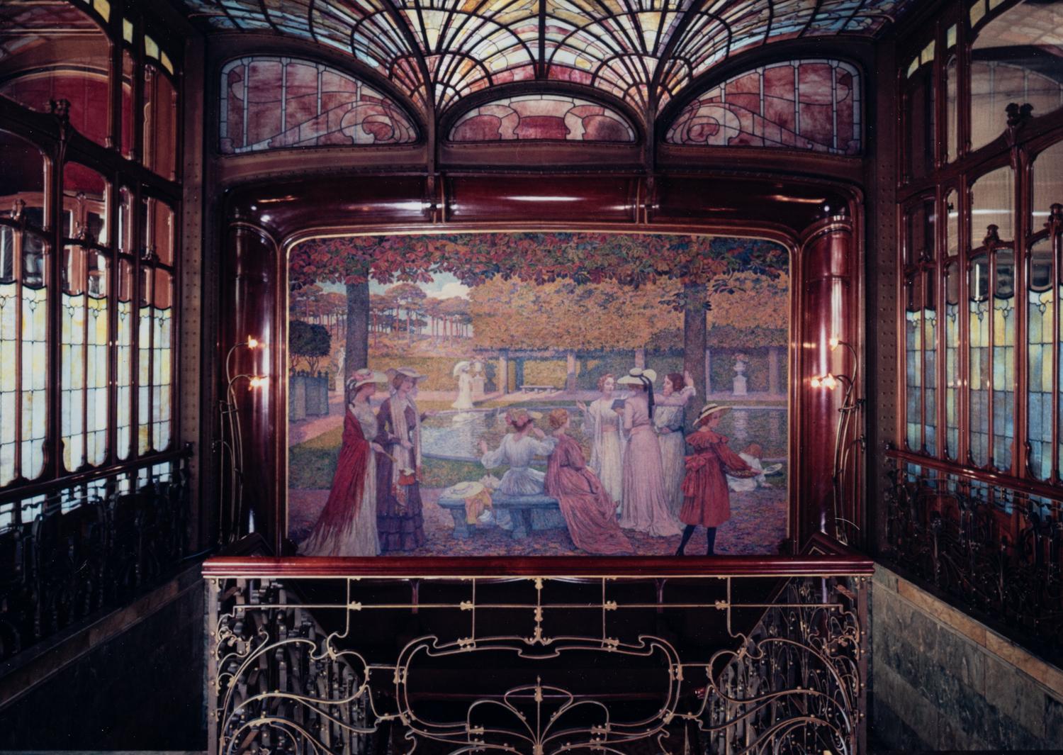 Evelyn Hofer (1922-2009) 260, Villa Stuck, Munich, 1984 ; and Maison Solvay Bruxelles, 1985