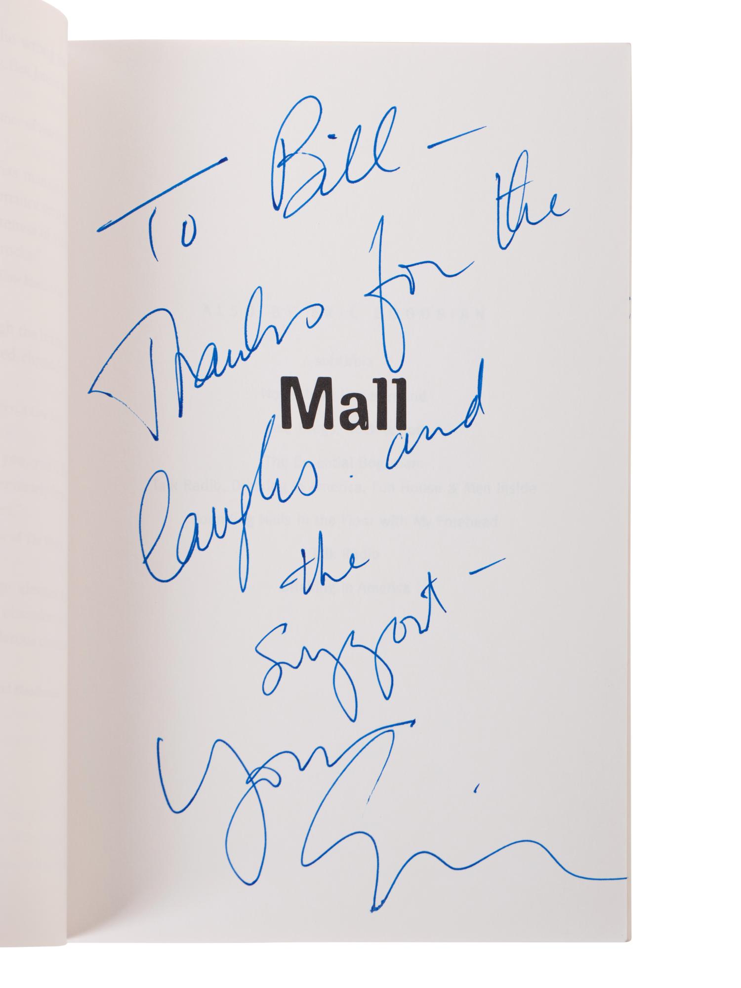 (Books) A group of 8 autographed books by writers, authors, and directors, comprising: