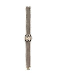 ART DECO, PLATINUM, DIAMOND AND ONYX WRISTWATCH
