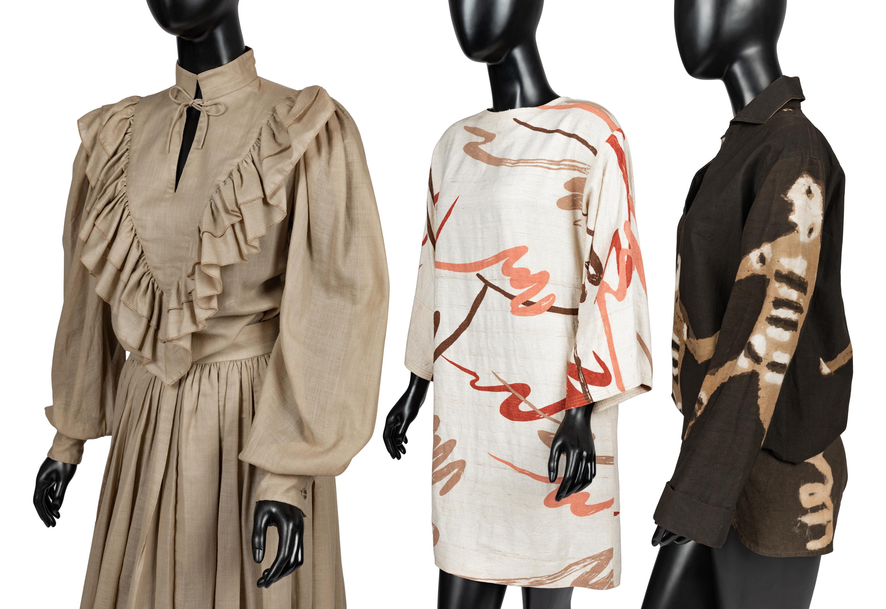 Two Ensembles and a Dress by Arthur McGee, 1970-80s