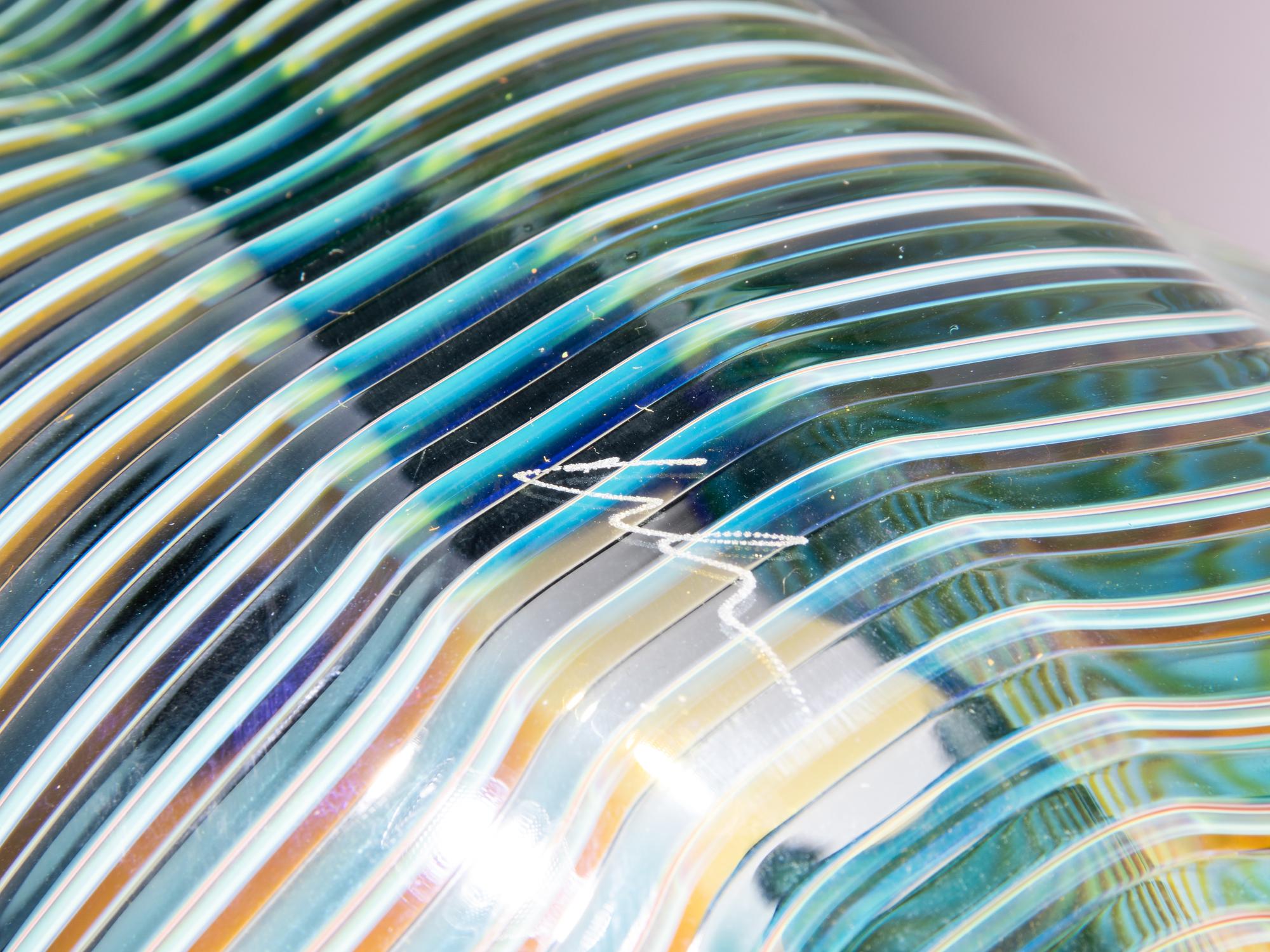 Blue Seaform Persian Basket with Amber Body Wrap , 1997 Portland Press Editions, USA