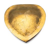Six Brass Trinket Boxes