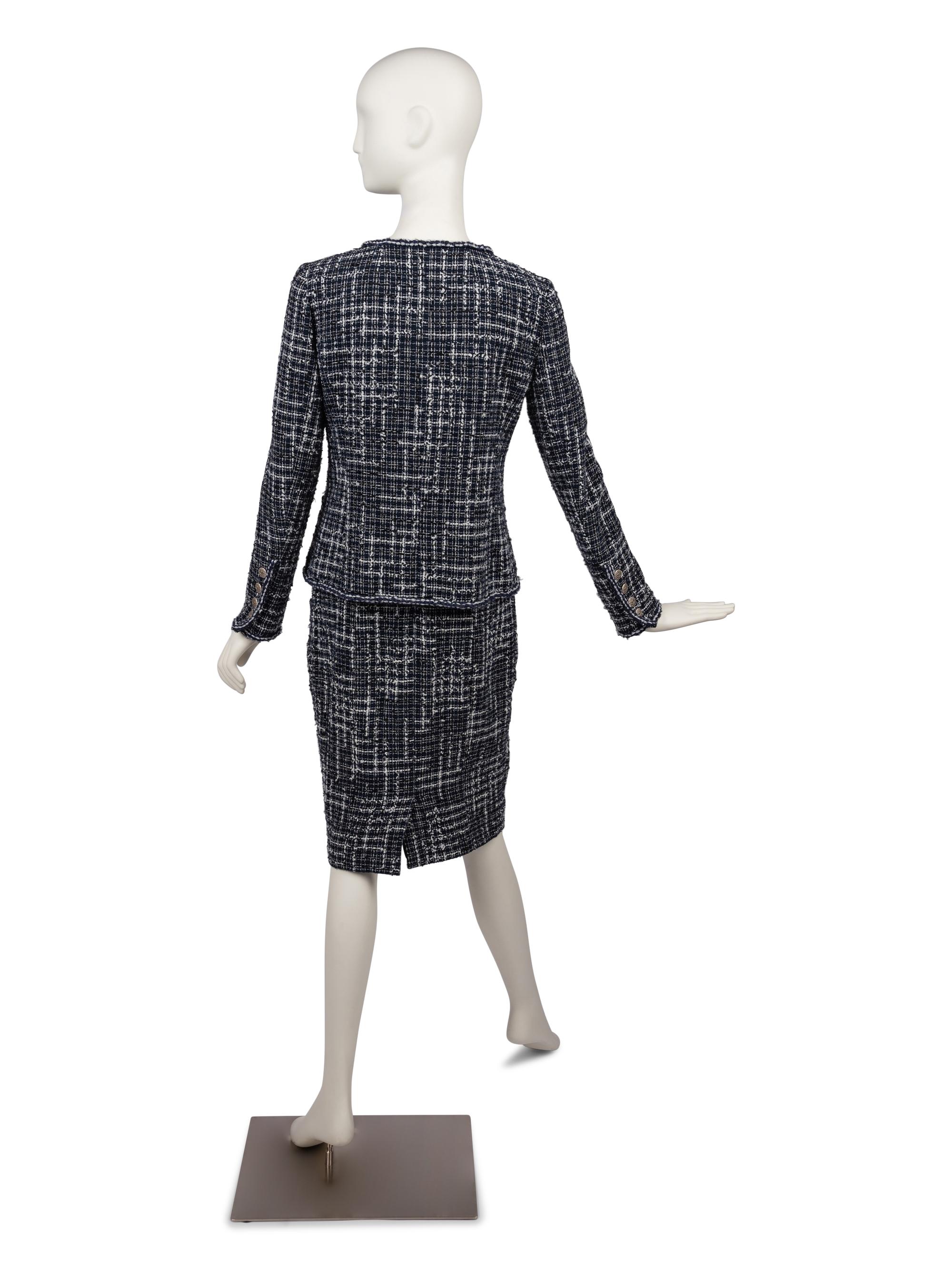 Chanel Blue and White Suit, 2010s
