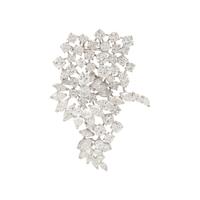 Diamond and Platinum Brooch