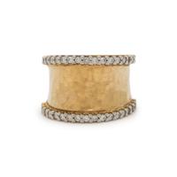 YELLOW GOLD AND DIAMOND RING