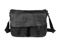 PRADA LEATHER MESSENGER BAG