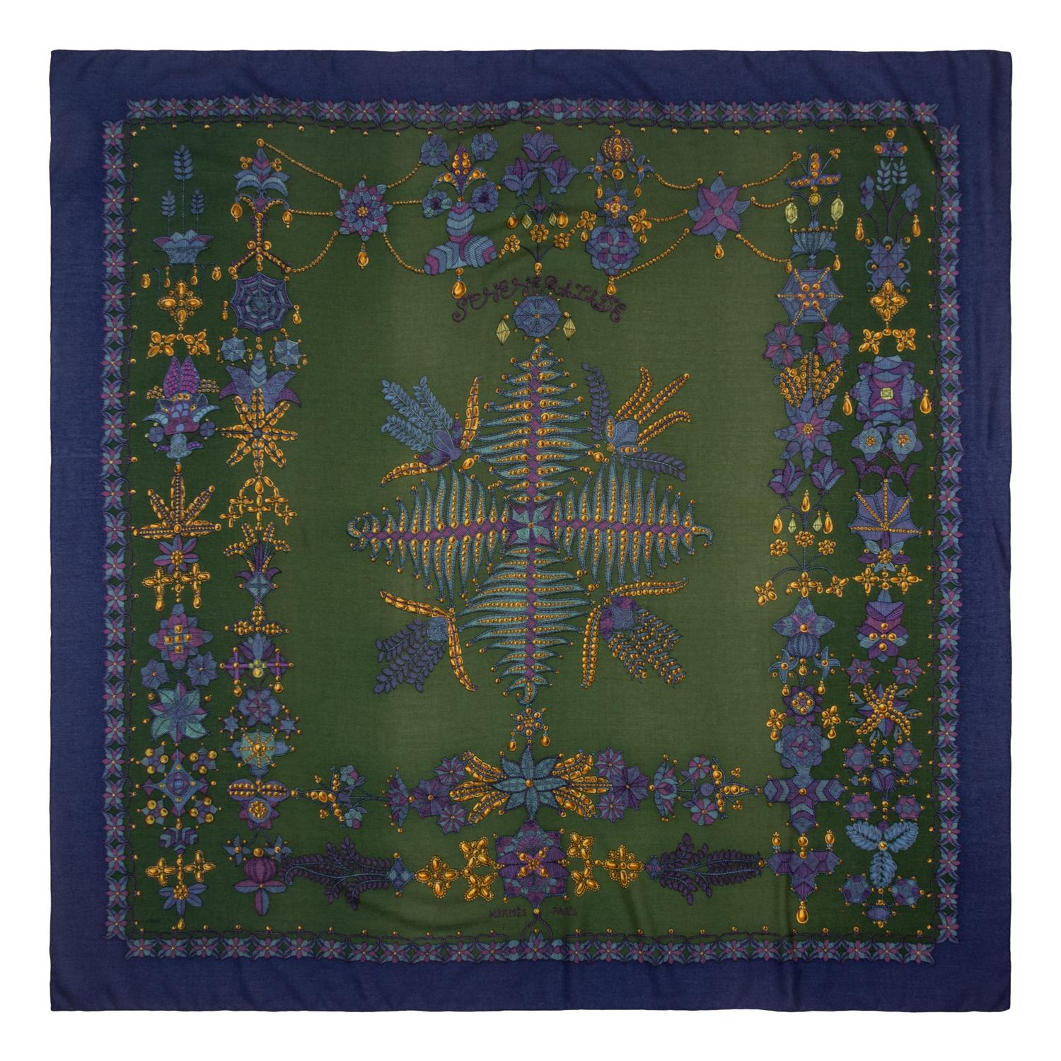 Hermès Cashmere-Silk Scarf 140