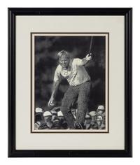 A Group of Eight Decorative Pieces Depicting Golfers and Courses Formerly Displayed at Mike Ditka’s Restaurant