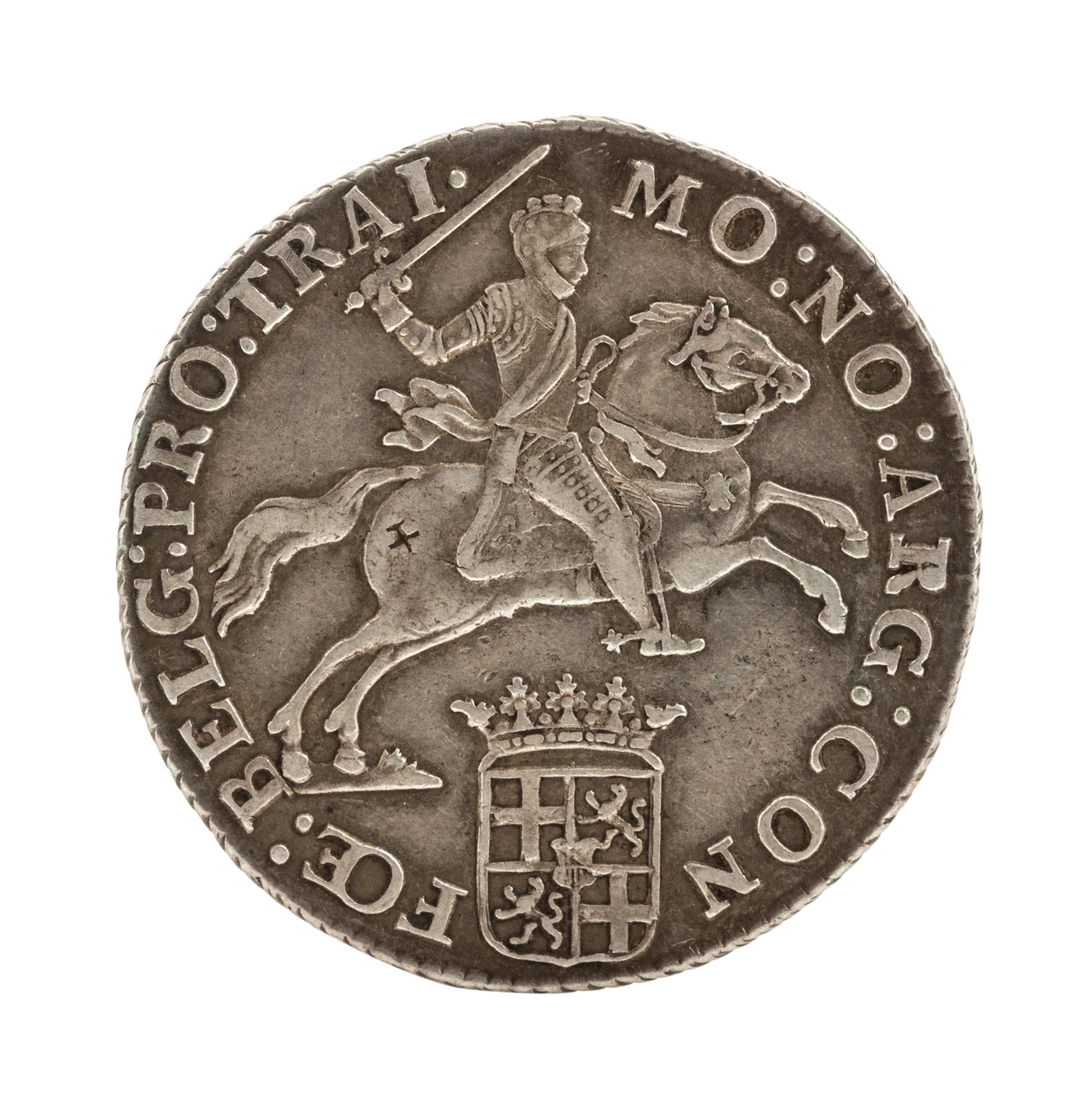Kingdom of the Netherlands (1758 CE), Silver Half Rider — Silver Half Rider