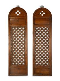 Two Southeast Asian Pierce Carved Panels — 20TH CENTURY