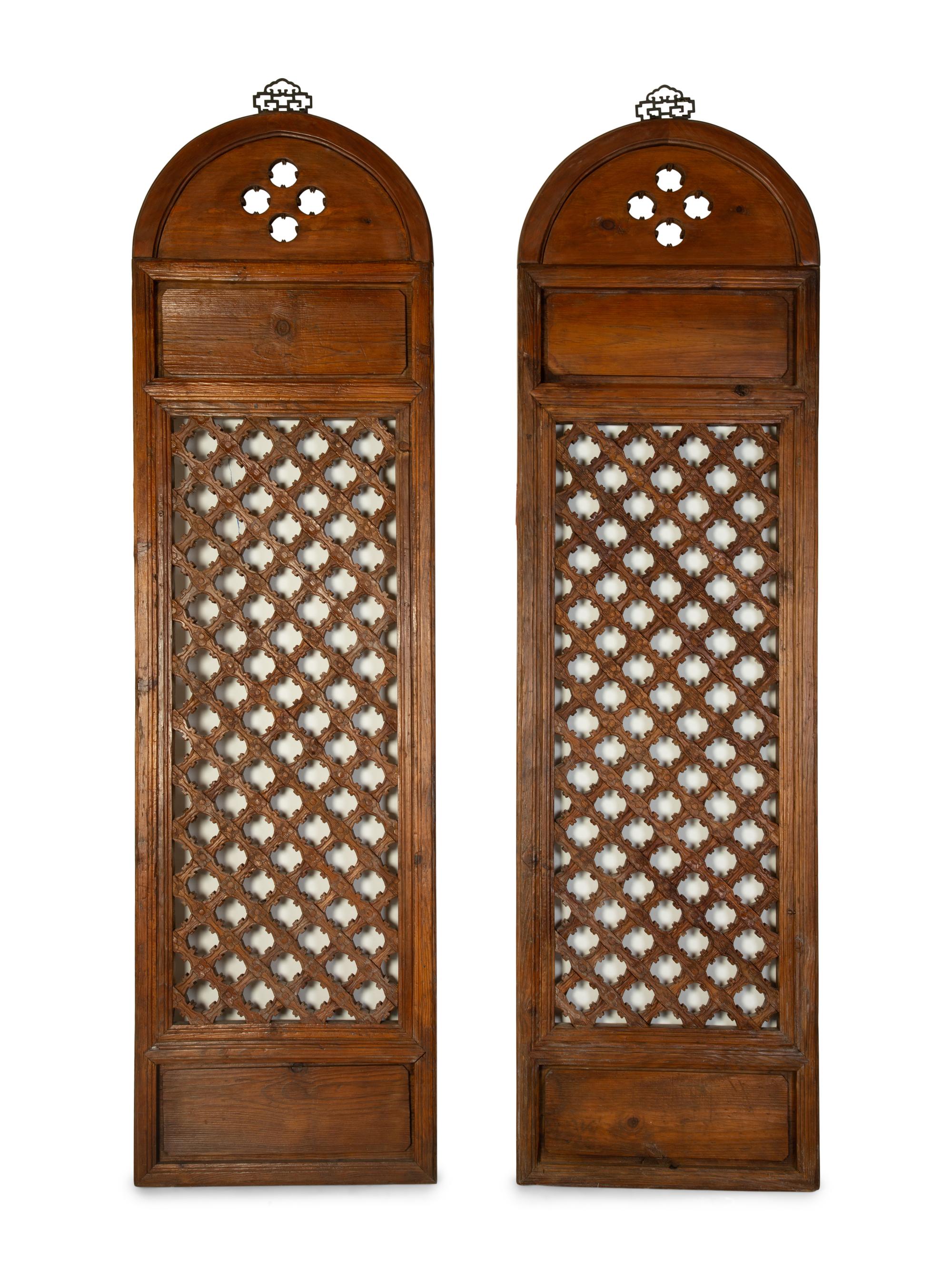 Two Southeast Asian Pierce Carved Panels — 20TH CENTURY