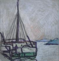Sunset over the River, c. 1930