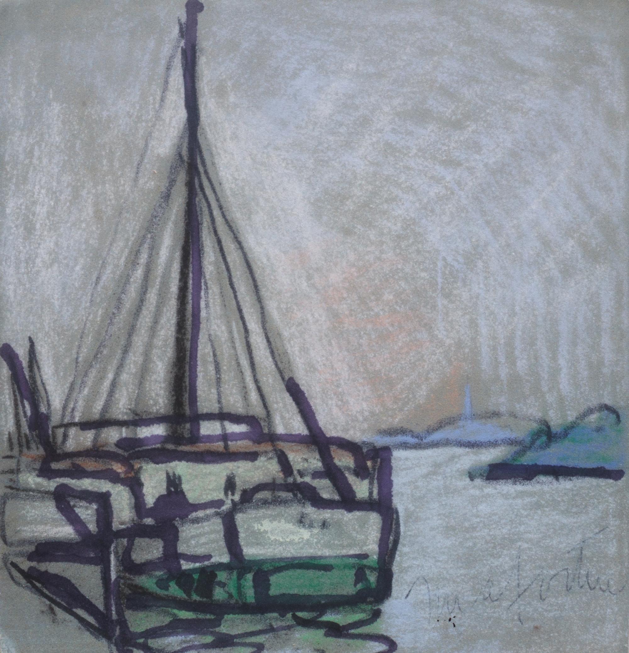 Sunset over the River, c. 1930
