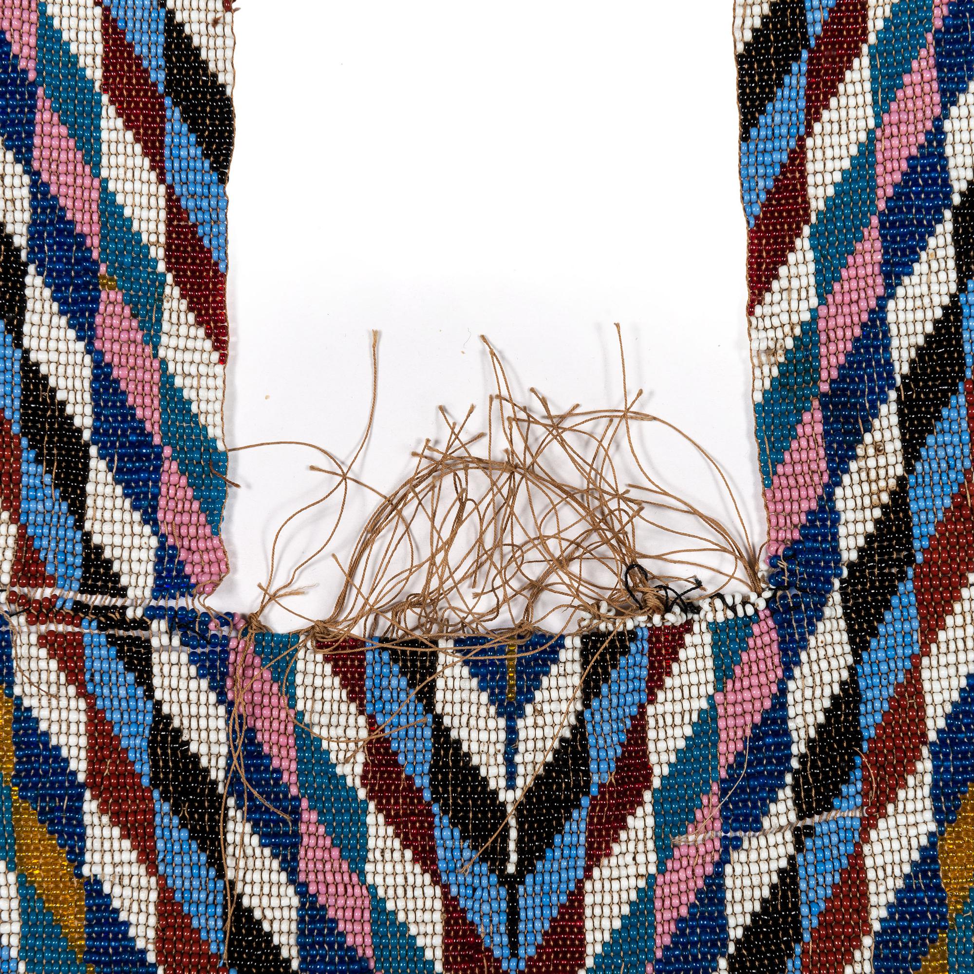 Potawatomie Loom Beaded Bandolier Bag