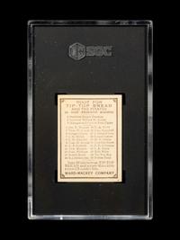 A 1910 Tip Top Bread John Flynn Baseball Card (SGC 3 VG)