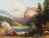 Robert William Wood, (American, 1889-1979), Notch and Flat Top Mountains, Colo., 1944