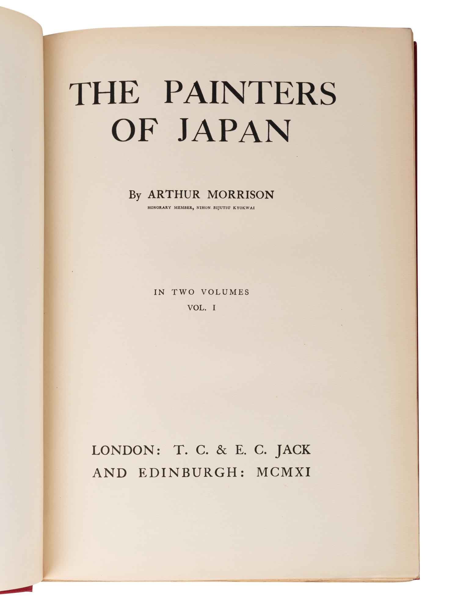 [JAPANESE PAINTING] A group of works about Japanese Paintings, comprising: