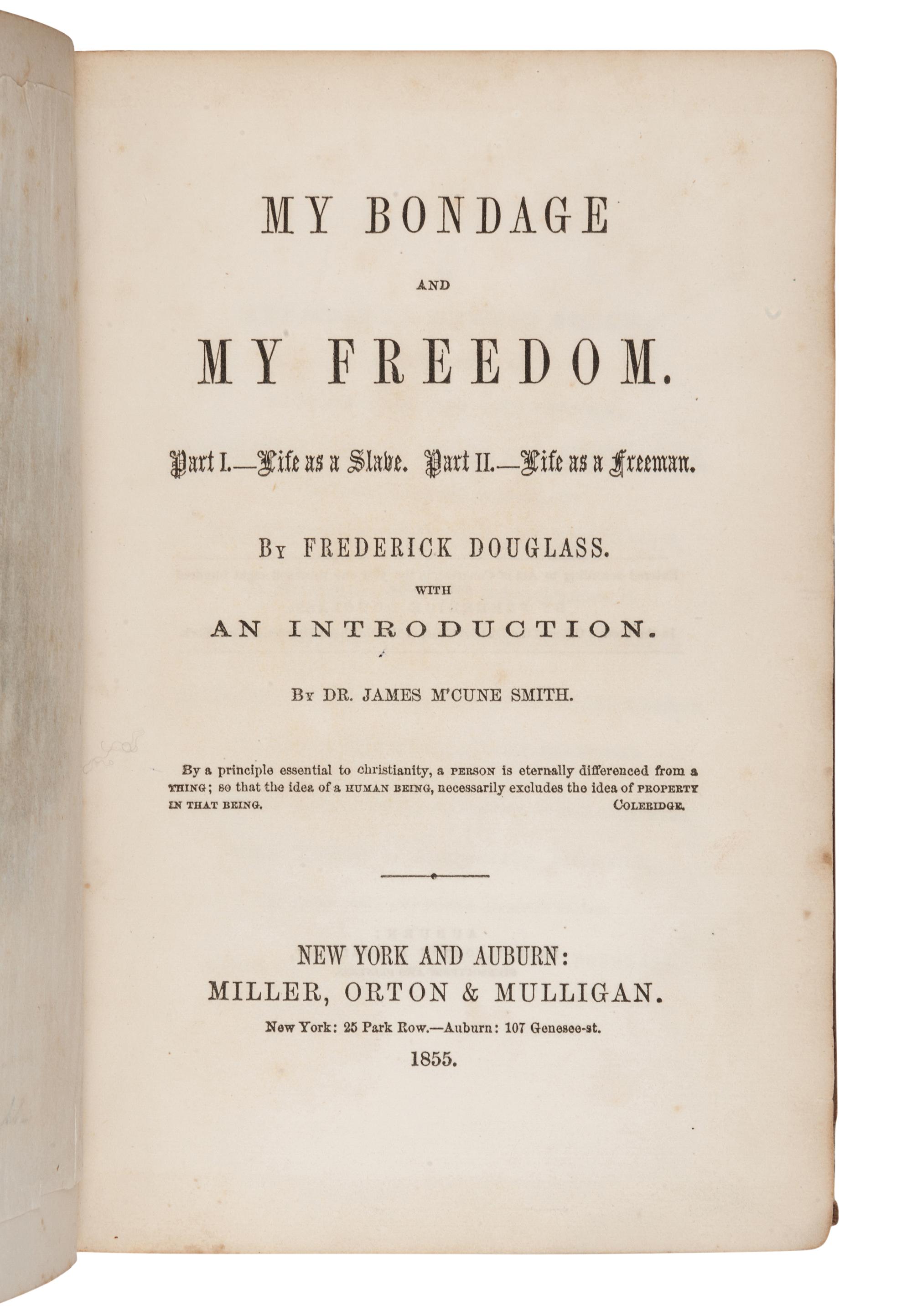 [AFRICAN-AMERICAN NARRATIVES]. A group of 3 works, comprising: