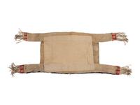 Sioux Beaded Hide Saddle Blanket, with American Flags