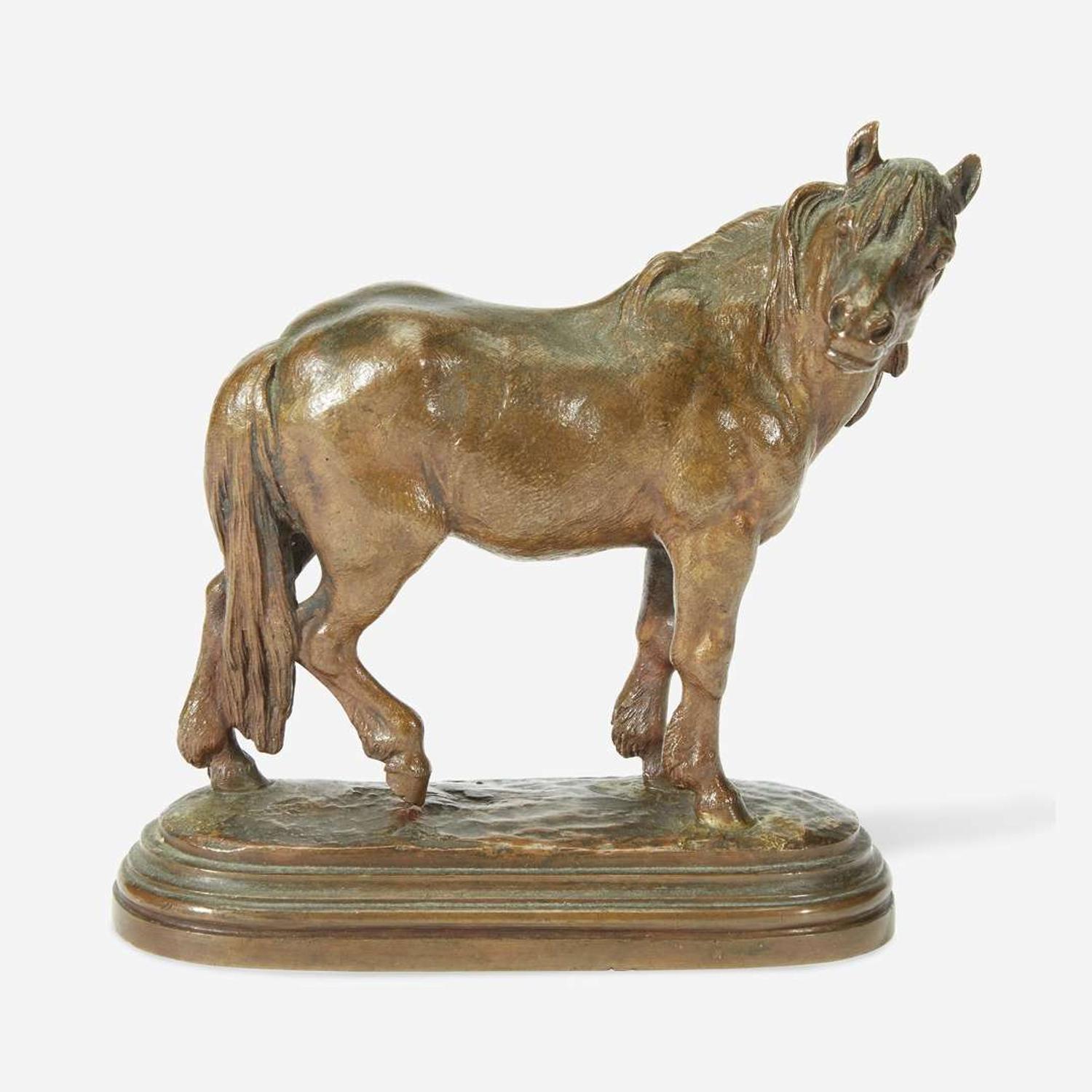 Isidore Jules Bonheur (French, 1827–1901) Cheval à l'Arrêt