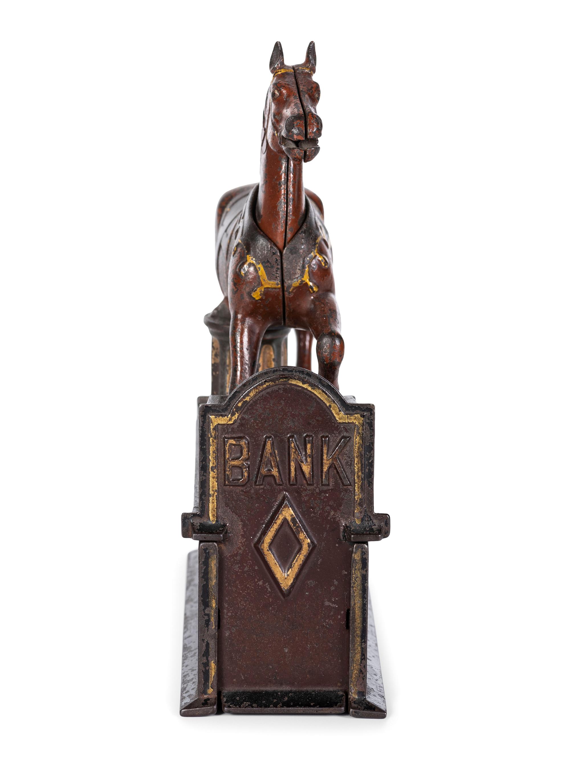 A 'Trick Pony' Cast Iron Mechanical Bank