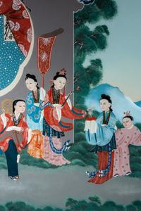 Seven Chinese Reverse Glass Paintings