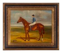 Horse and Jockey, with a Frog