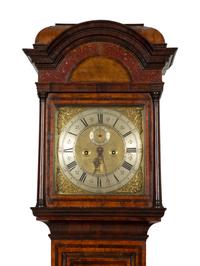 A Queen Anne Ash, Yew and Walnut Longcase Clock