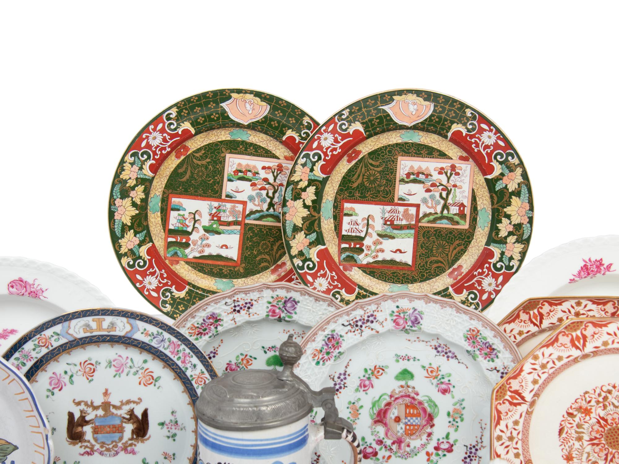 A Collection of Continental and English Porcelain Articles