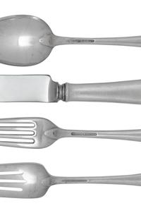 A Tiffany and Co. Faneuil Silver Flatware Set