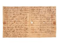 [WAR OF 1812] -- [HARRISON, William H. (1773-1841)]. A soldier's letter reporting on the success of General William H. Harrison at the Battle of the Thames. Detroit, 14 October 1813.