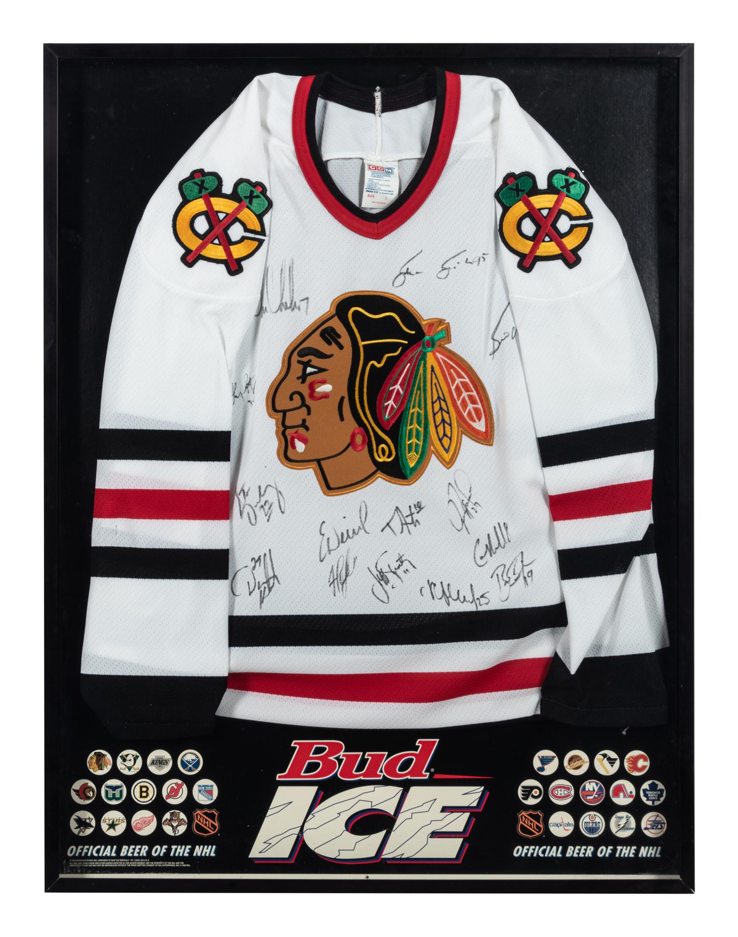 A Group of Chicago Blackhawks Signed Autograph Items,