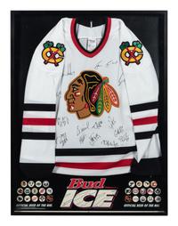A Group of Chicago Blackhawks Signed Autograph Items,