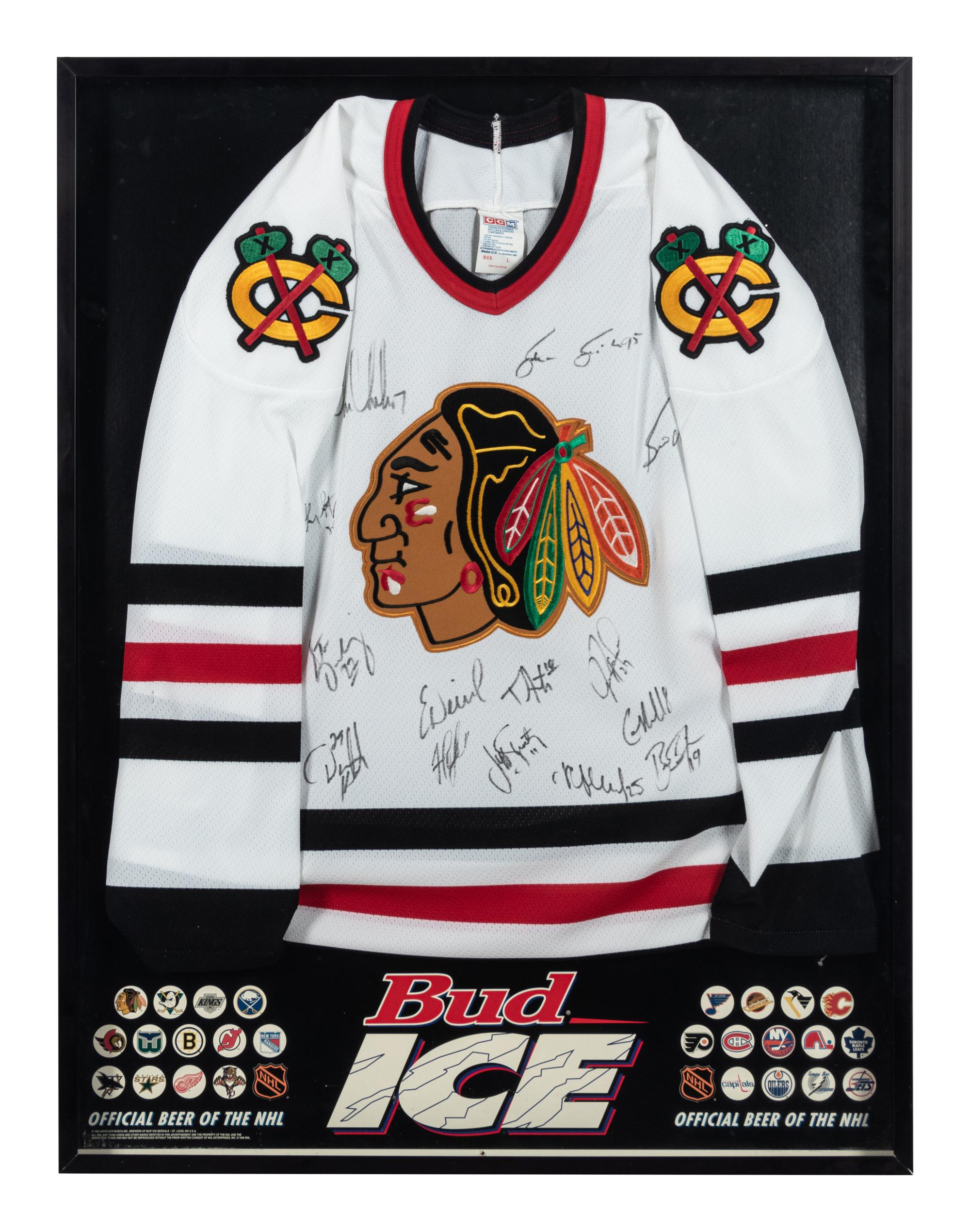 A Group of Chicago Blackhawks Signed Autograph Items,
