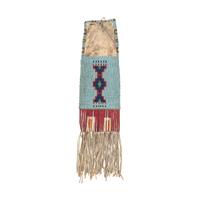 Sioux Beaded Hide Tobacco Bag