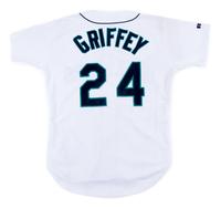 A Ken Griffey Jr. Signed Seattle Mariners Jersey (Russell Athletic),