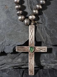 Navajo or Pueblo Cross Necklace