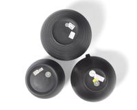 Three Wedgwood Modern Black Basalt Studio Vessels