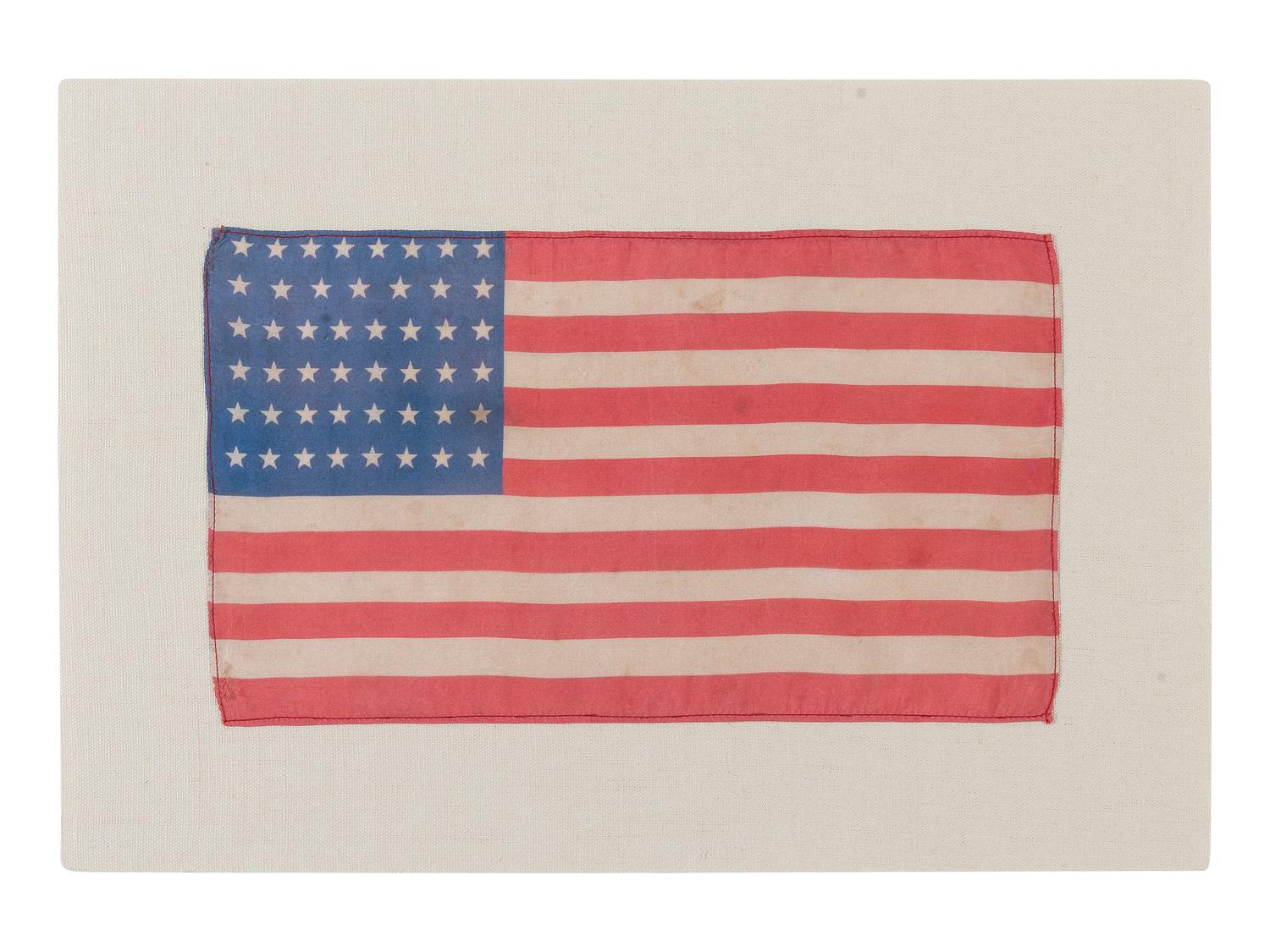 [FLAGS]. 47-star American parade flag. 1912.