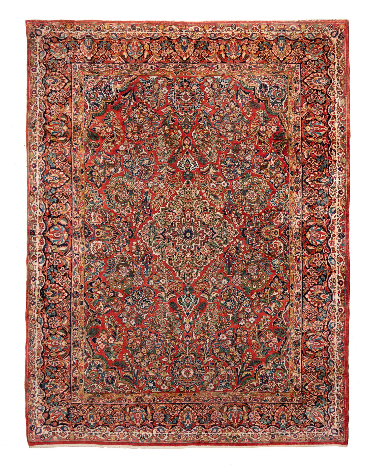 A Kirman Wool Rug