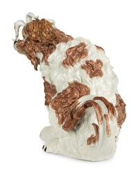 A Dresden Porcelain Bolognese Hound — CIRCA 1900