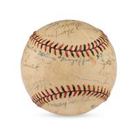 A 1938 Decatur Commodores Team Signed Autograph Baseball
