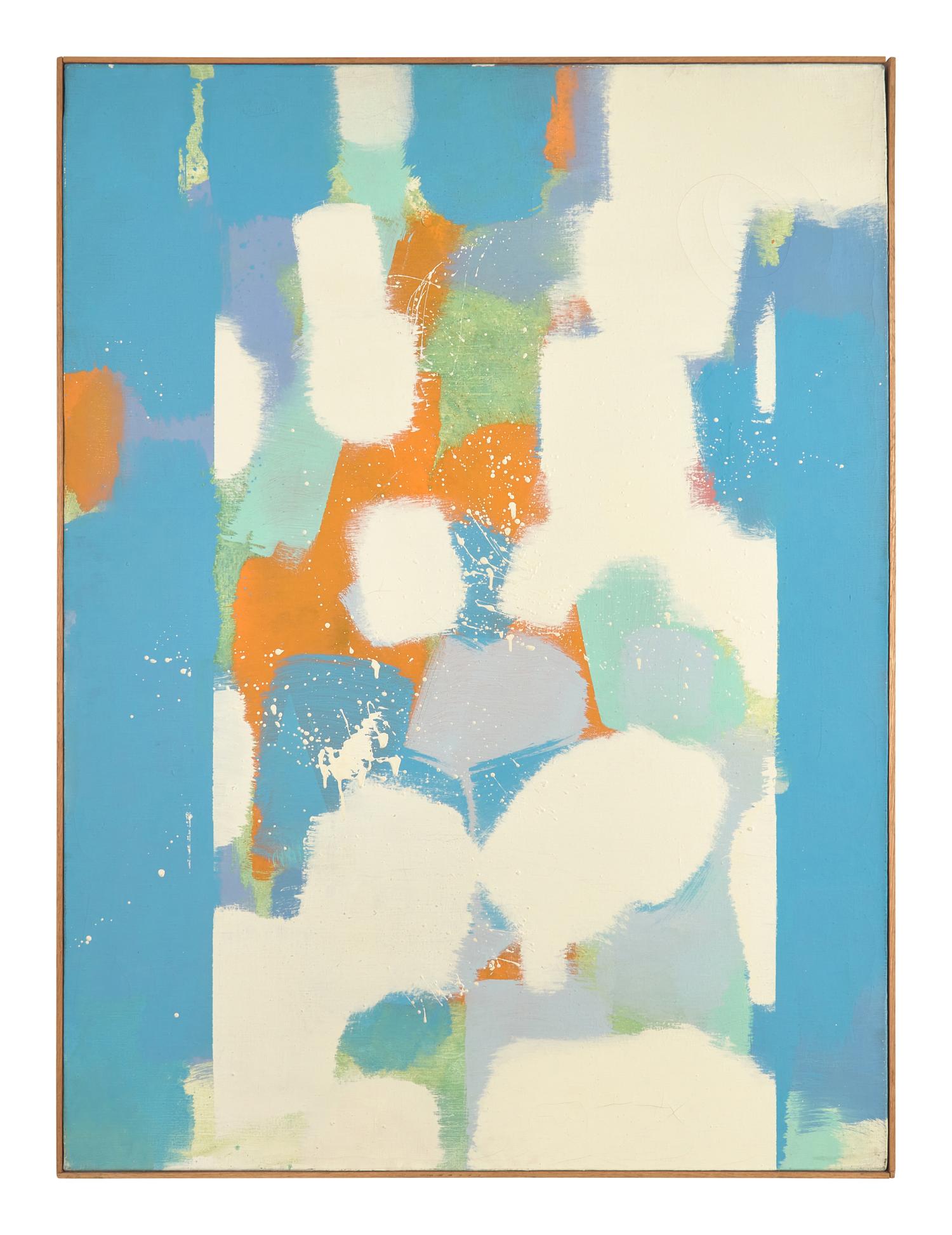 Untitled (Blue, White, Orange)
